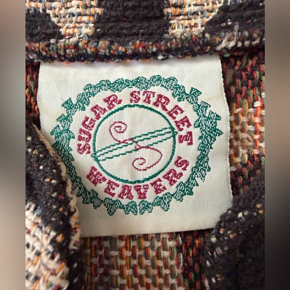 VTG Sugar Street Weavers Tapestry Jacket One Size GrannyCore CottageCore USA 90s - Picture 2 of 7